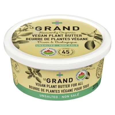 Le Grand Beurre végane non salé 227 g, 3,08 $/100g