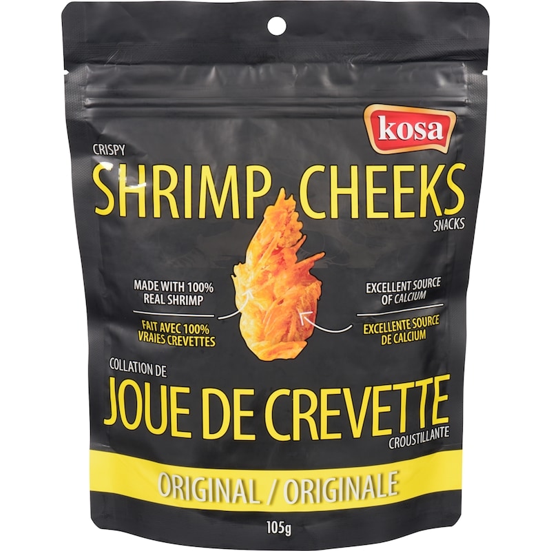 Kosa Crispy Shrimp Cheeks Snacks Original - 105 g | Zehrs