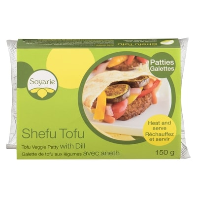 La Soyarie Shefu tofu galette de tofu aux légumes avec aneth  150 g, 2,33 $/100g