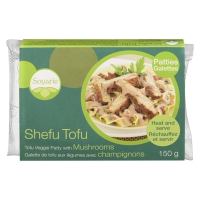 La Soyarie Shefu Tofu Veggie Patty with Mushrooms 150 g, $2.33/100g