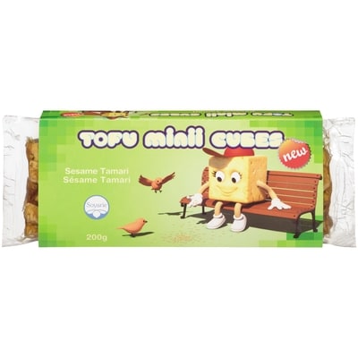 La Soyarie Tofu Minii Cubes Sesame Tamari 200 g, $2.00/100g