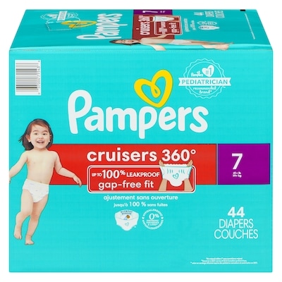 Pampers Cruisers 360 Diapers Size 7 44 Count 44 ea, $0.82/1ea