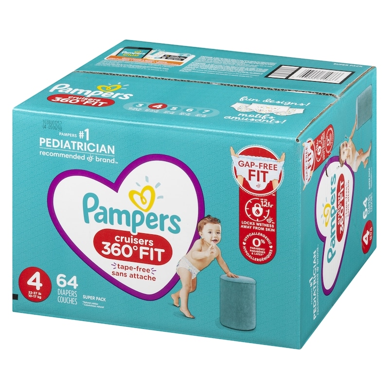 Cruisers 360 Diapers Size 4 64 Count