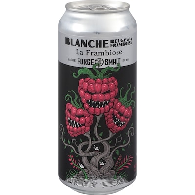 null Bière la frambiose blanche belge à la framboise (Pièce d’identité requise au moment du ramassage) 473 ml, 1,16 $/100ml