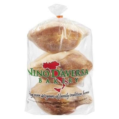 Nino D'aversa Portuguese Bun 6x120.0 g, $0.69/100g