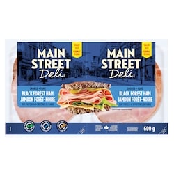 Main Street Deli Smoked Black Forest Ham 600 g, $2.00/100g