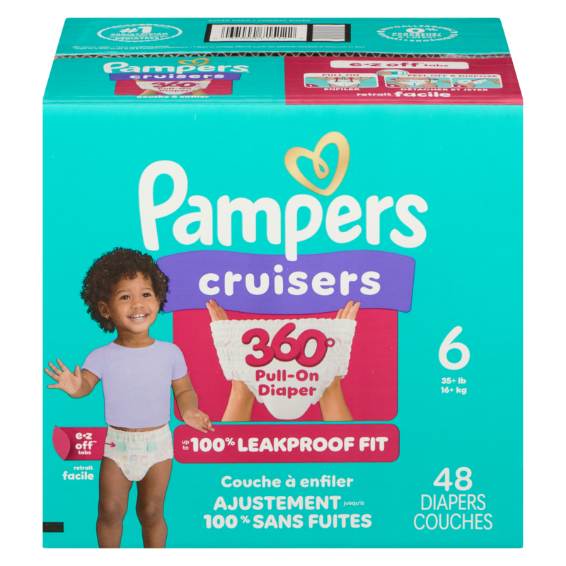 Pampers Cruisers 360 Diapers Size 6 48 Count - 48 ea | Loblaws