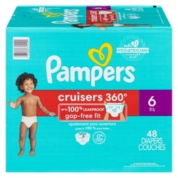 Cruisers 360 Diapers Size 6 48 Count