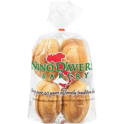 Nino D'aversa Small Italian Bun 8x75.0 g, $0.92/100g
