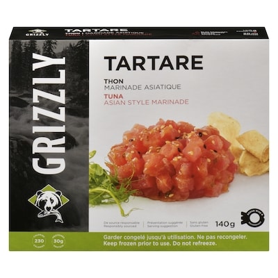Grizzly Grizzly Tartare de thon 140 g, 8,57 $/100g