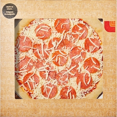 null Pepperoni Pizza 620 g, $1.61/100g