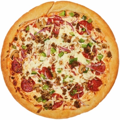 null Deluxe Pizza 540 g, $1.85/100g