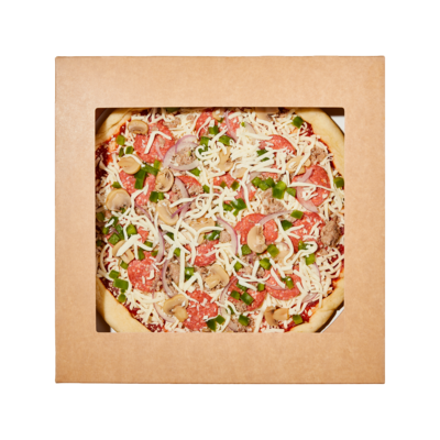 null Deluxe Pizza 540 g, $1.85/100g