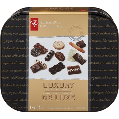 President's Choice Luxury Biscuit Assortment 1 kg, $2.00/100g