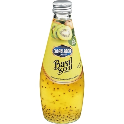 Casablanca Basil Seed Drink With Kiwi Flavor 290 ml, $0.48/100ml