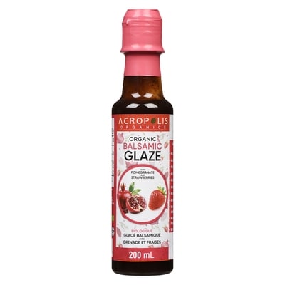Acropolis Organics Balsamic Glaze With Pomegranate And Strawberries Organic 200 ml, $8.00/100ml