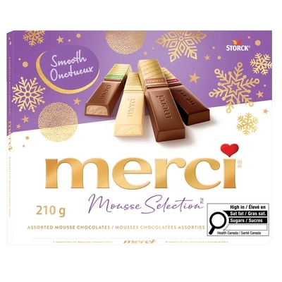 merci Finest Selections of European Chocolates, Mousse Au Chocolat 210 g, $4.76/100g