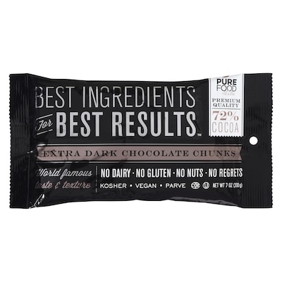 Pure Food Pure Food Extra Dark Chocolate Chunks 255 g, $4.51/100g
