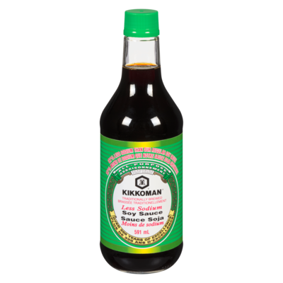 Kikkoman Soy Sauce All Purpose Seasoning Less Sodium 591 ml, $1.61/100ml