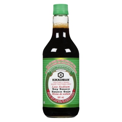 Kikkoman Soy Sauce All Purpose Seasoning Less Sodium 591 ml, $1.35/100ml