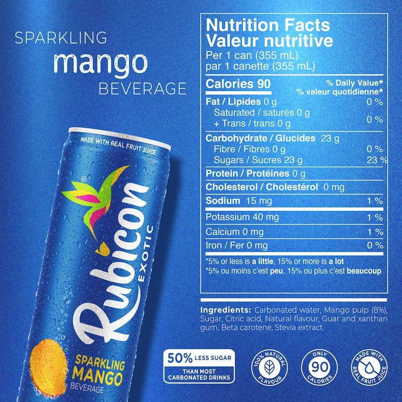 Sparkling Mango Beverage