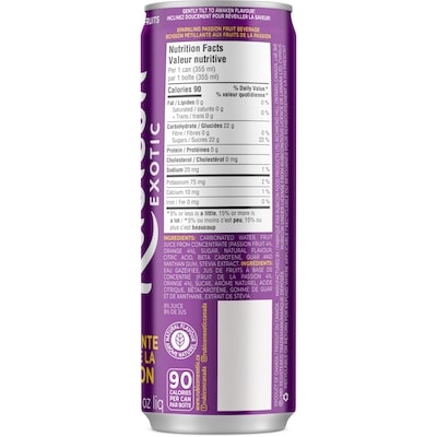 Sparkling Passion Fruit Beverage