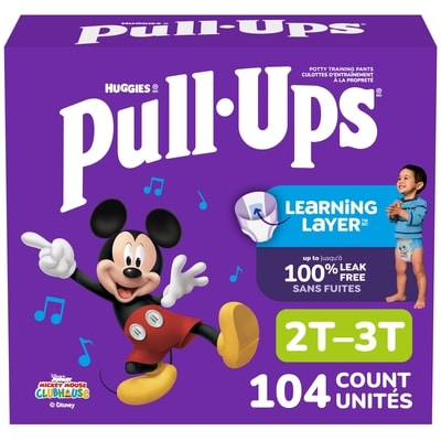 Huggies Boys' Potty Training Pants, 2T-3T (16-34 lbs), 104 Count 104 ea, $0.45/1ea