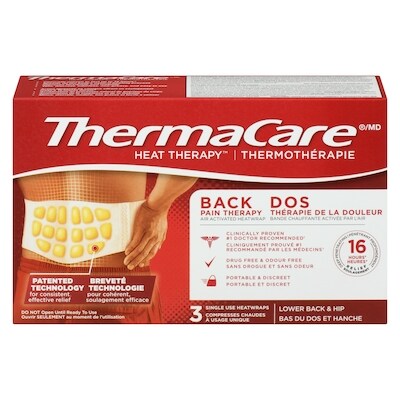 Thermacare Heatwraps Lower Back & Hip Stretch Fit S-Xl 1 ea, $12.99/1ea