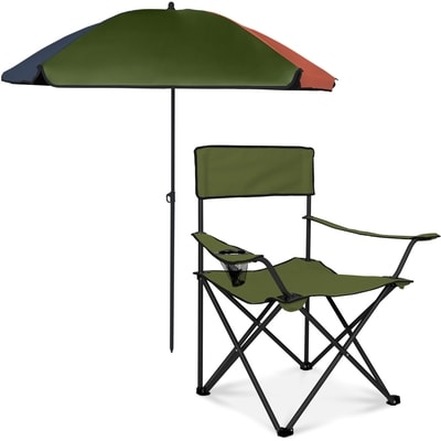 Everyday Essentials Ensemble chaise et parasol, vert olive 1 ea, 24,99 $/1ch