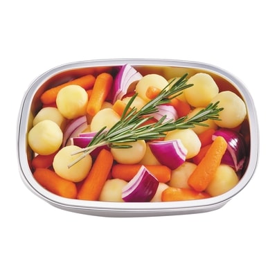 null Pommes de terre parisiennes, carottes et oignons rouges 450 g, 1,56 $/100g