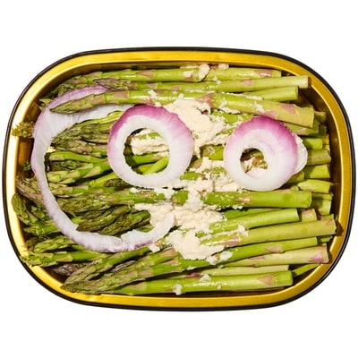 null Asperges, ail et oignons rouges assaisonnés 332 g, 2,41 $/100g