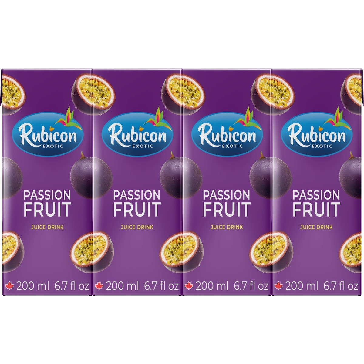 Rubicon Passion Fruit Juice Drink 4x200.0 ml, $1.25/100ml