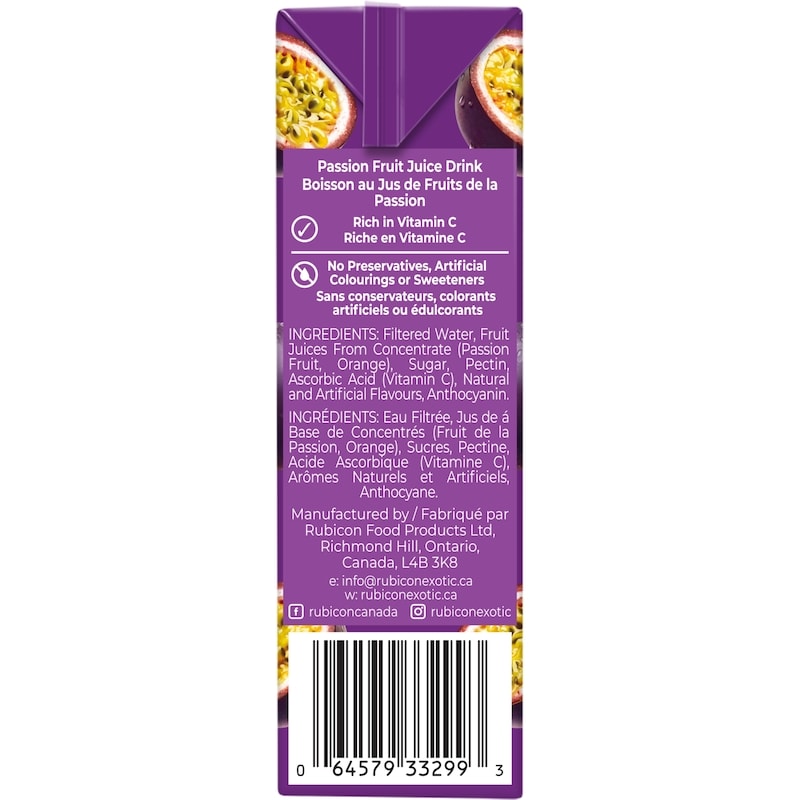 Passion Fruit Juice Drink