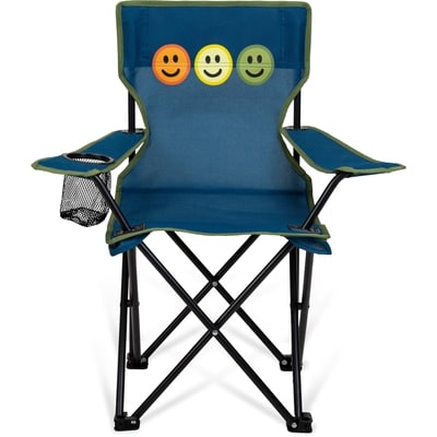Everyday Essentials Chaise de plein air pliante pour enfants – Visages souriants 1 ea, 10,00 $/1ch