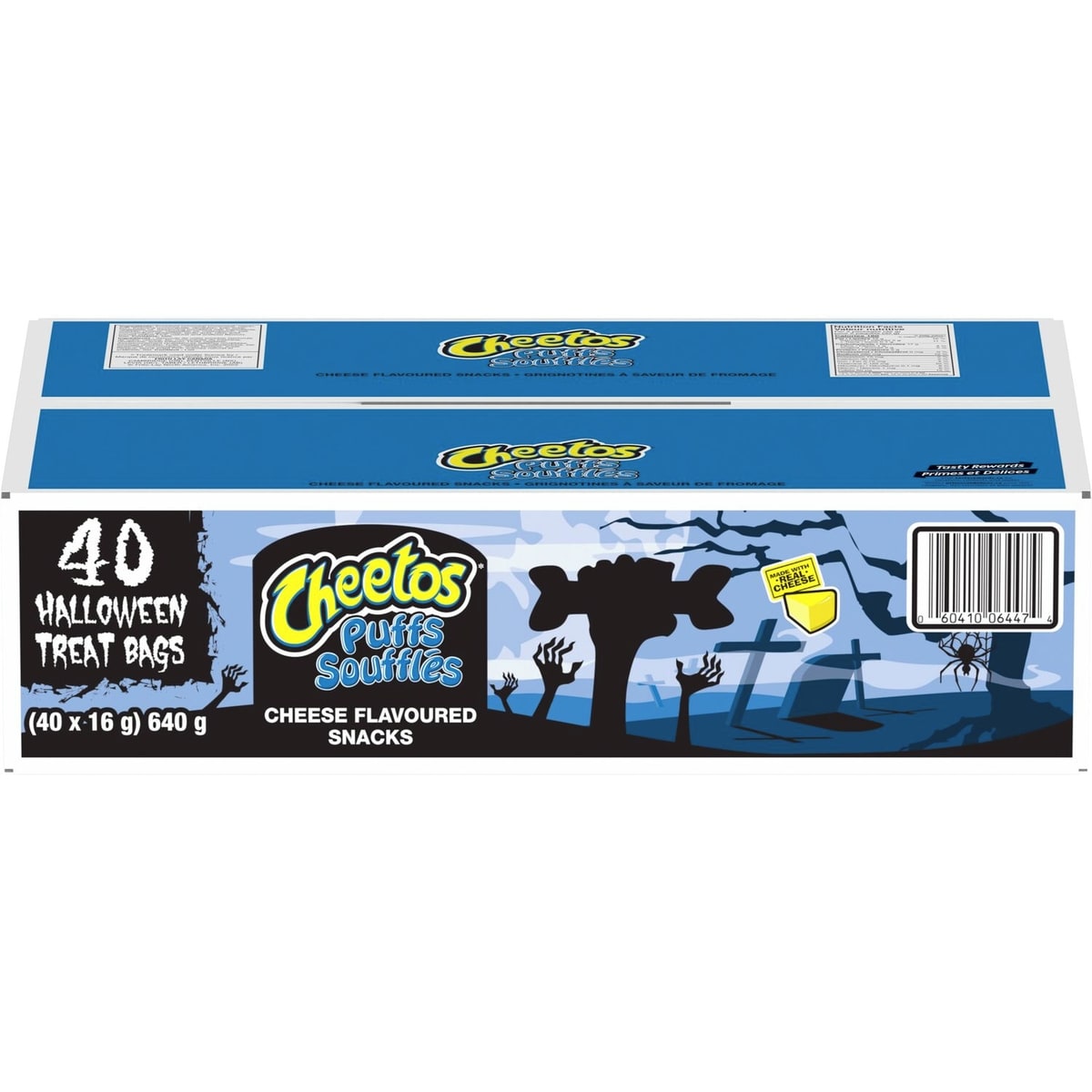Cheetos Puffs Cheese Flavoured Snacks – Halloween Treat Bags, (40 x 16 g) 640 g, $2.03/100g