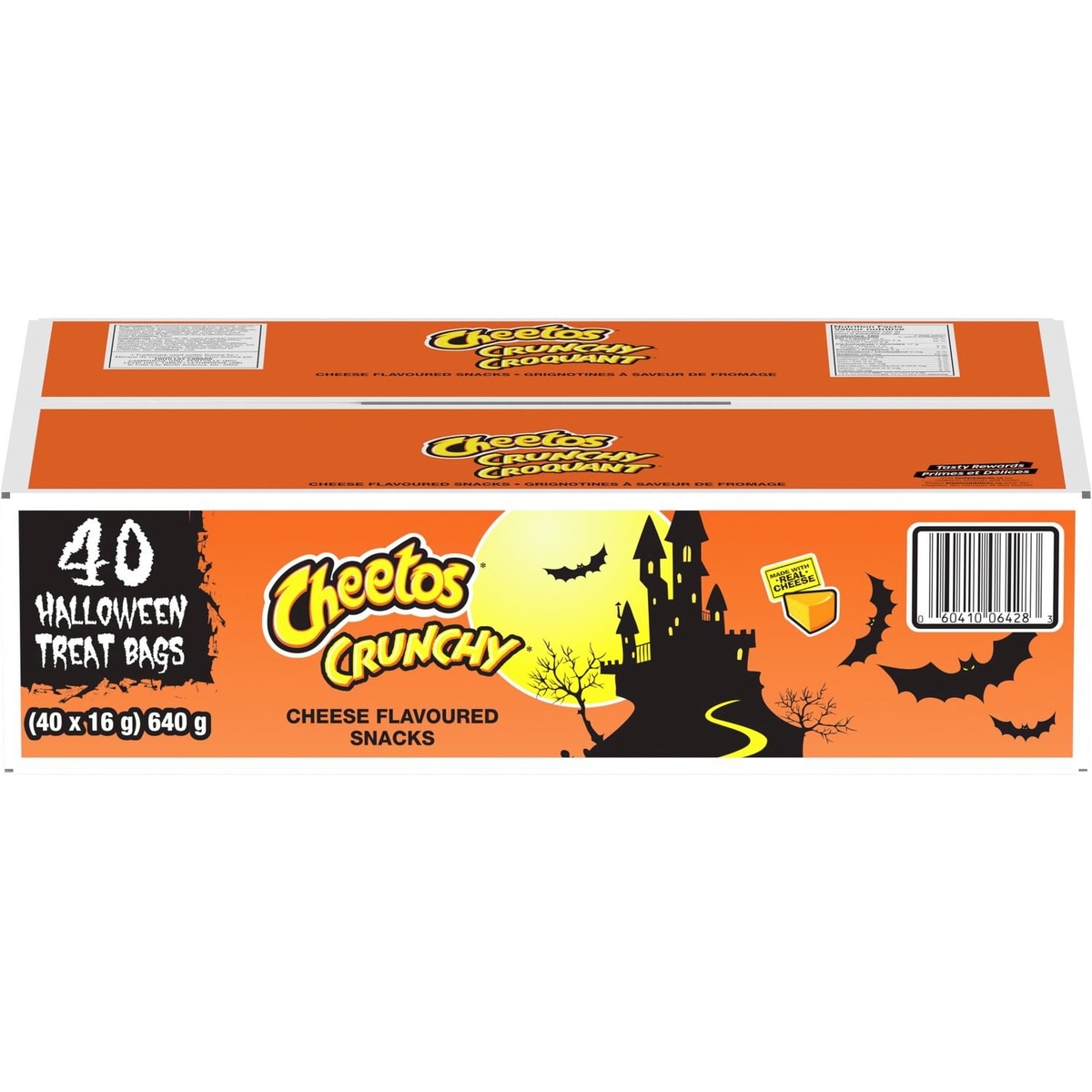 Cheetos Crunchy Cheese Flavoured Snacks – Halloween Treat Bags, (40 x 16 g) 640 g, $2.03/100g