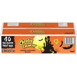 Cheetos Crunchy Cheese Flavoured Snacks – Halloween Treat Bags, (40 x 16 g) 640 g, $1.88/100g