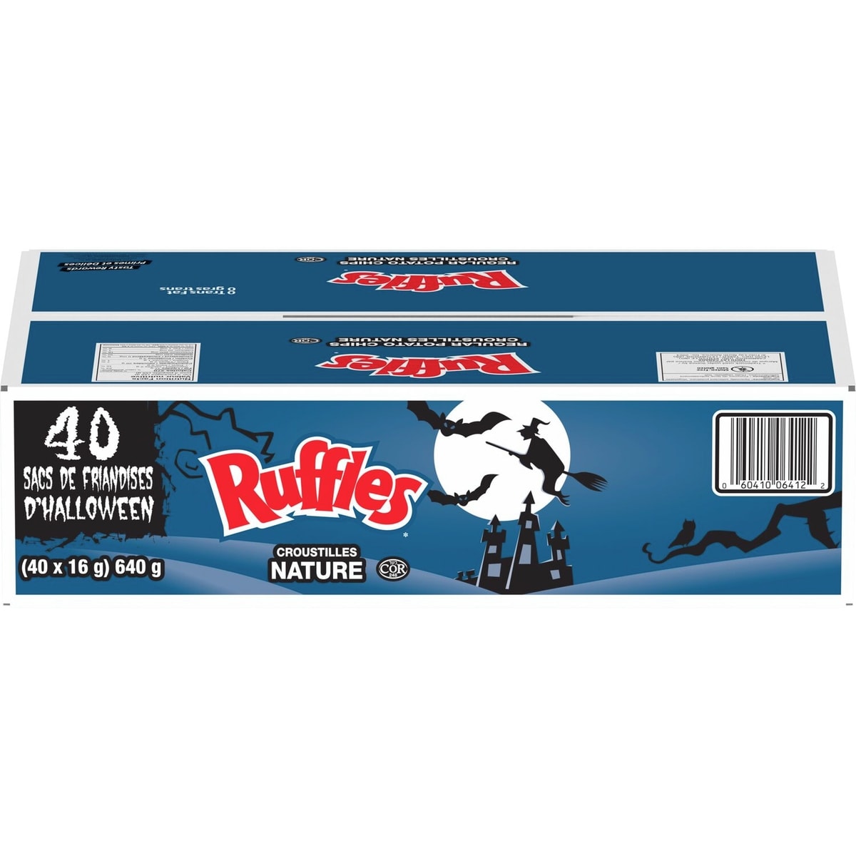 Frito-Lay Croustilles Nature, sacs de friandises d’Halloween, (40 sacs de 16 g) 640 g, 2,03 $/100g