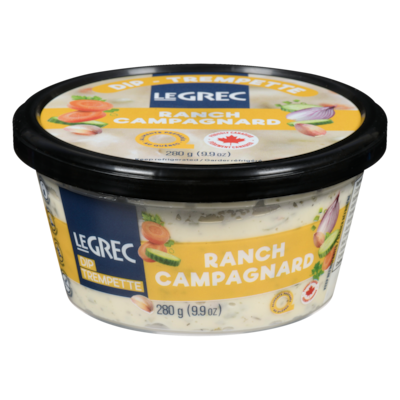 null Le Grec trempette campagnard 280 g, 2,14 $/100g