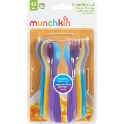 Munchkin Ustensiles pour tout petits 12m+ 6 ea, 1,33 $/1ch