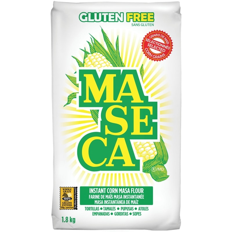 【masa❷】 Maseca Instant Corn Masa Flour Gluten Free - 1.8 kg | Atlantic