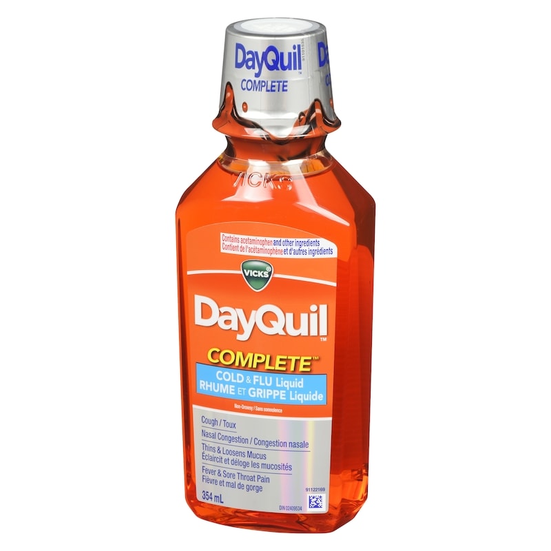 DayQuil COMPLETE Cold and Flu Symptom and Congestion Relief, Liquid Medicine