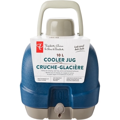 President's Choice 10 L Cooler Jug - Blue 1 ea, $29.00/1ea