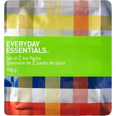 Everyday Essentials Ensemble de deux packs de glace 1 ea, 7,00 $/1ch