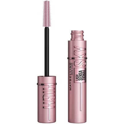 Maybelline Mascara Lash Sensational Sky High , Volumisant, Allongeant, Haute définition, Cils courbés, Volume amplifié, Brun noir, 7.2 ml Brun noir 7.2 ml, 177,64 $/100ml