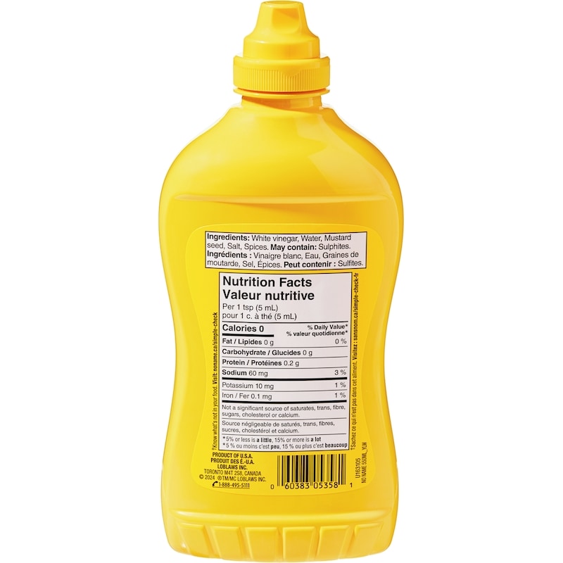 Prepared Yellow Mustard