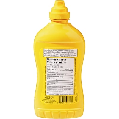 Moutarde jaune préparée