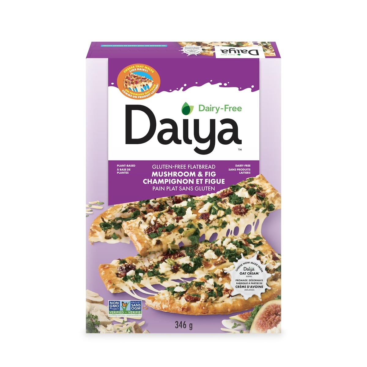 Daiya Dairy Free Gluten Free Mushroom, Fig & Caramelized Onion Flatbread Pizza 354 g, $3.10/100g
