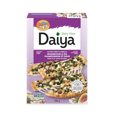 Daiya Dairy Free Gluten Free Mushroom, Fig & Caramelized Onion Flatbread Pizza 354 g, $3.10/100g