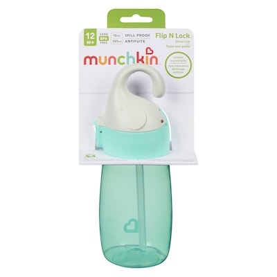 Munchkin Flip N Lock Straw Cup 12 M+ 355Ml 1 ea, $14.99/1ea
